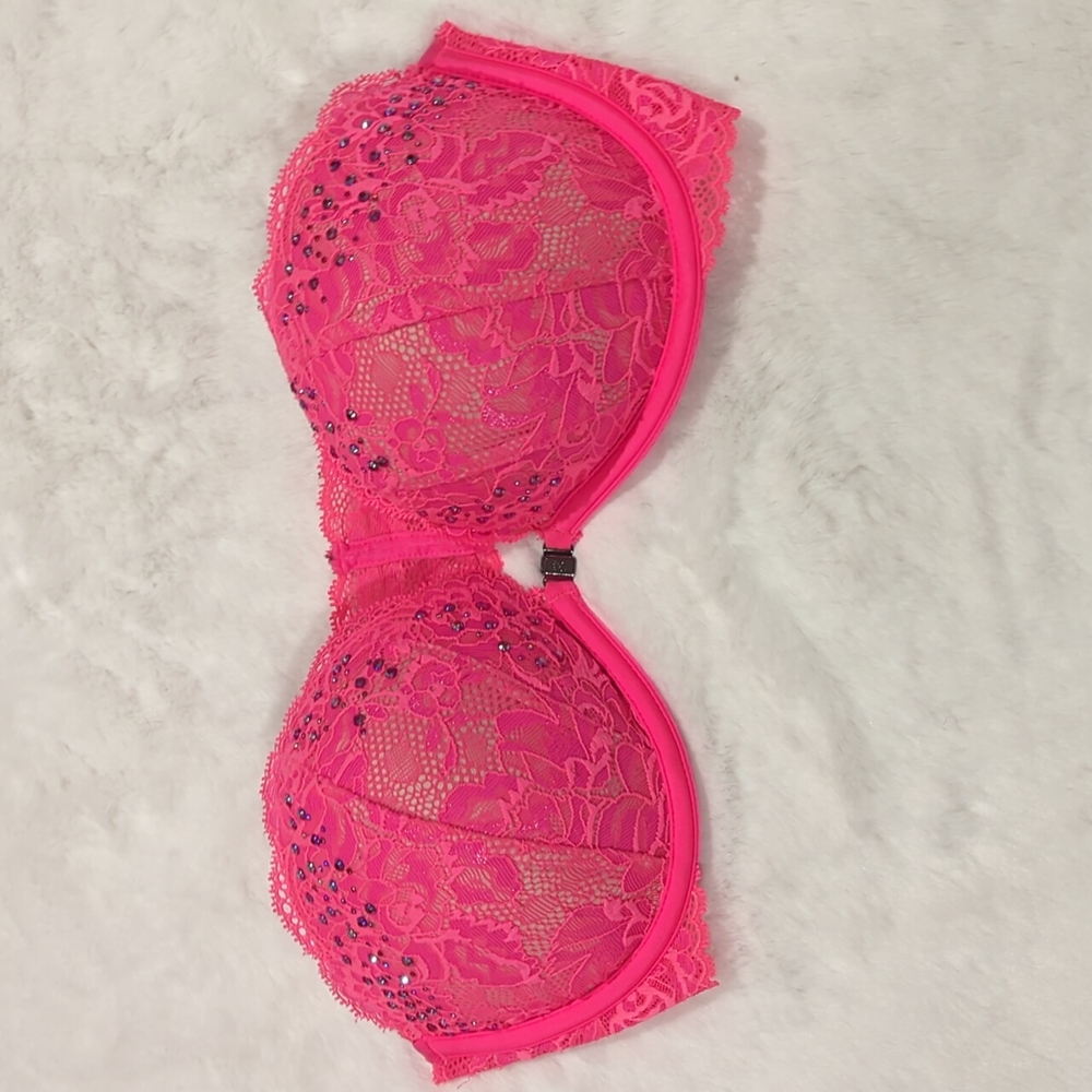VS Host Pink Strapless Pushup 34C